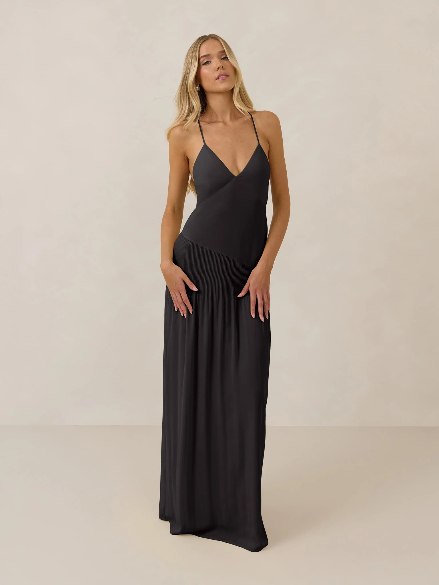 Black Chiffon Swatch - Image 2