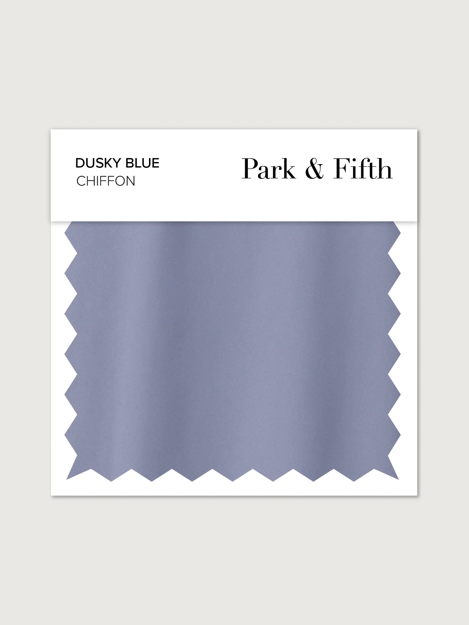 Dusky Blue Chiffon Swatch