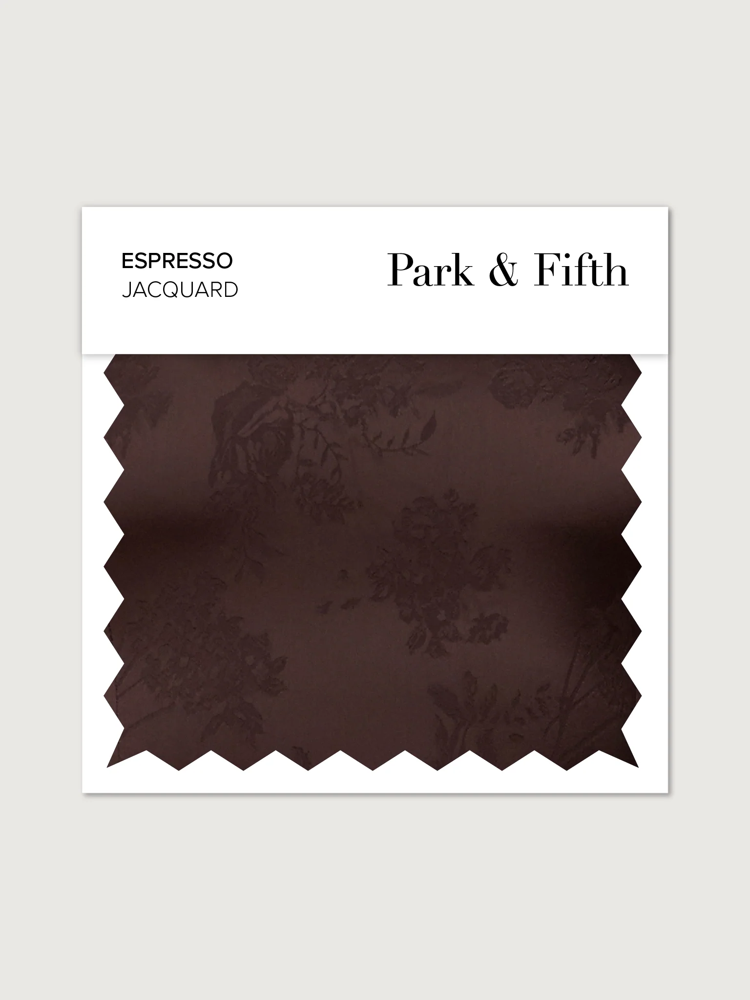 Espresso Jacquard Swatch