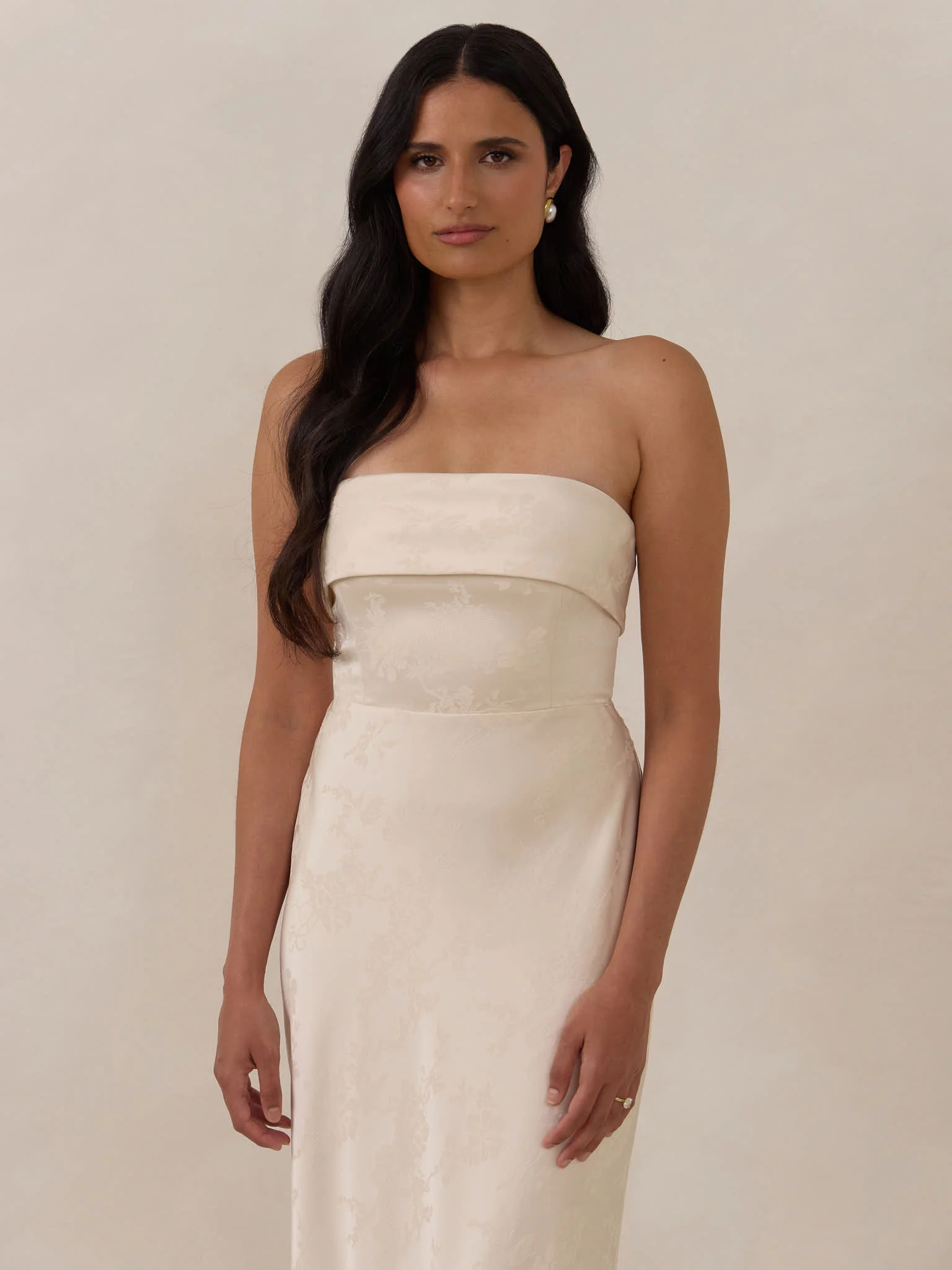 Ivory Jacquard Swatch - Image 3