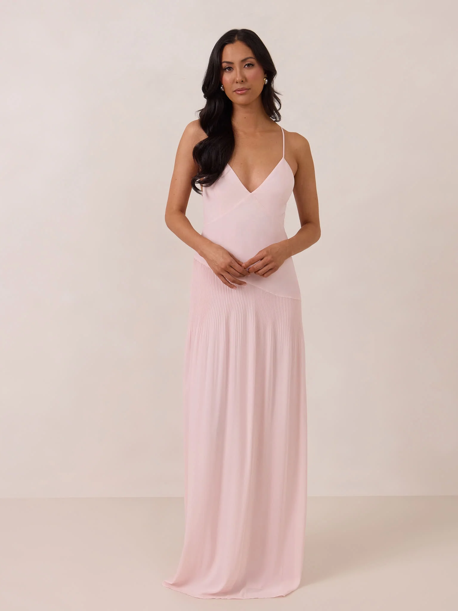 Powder Pink Chiffon Swatch - Image 2