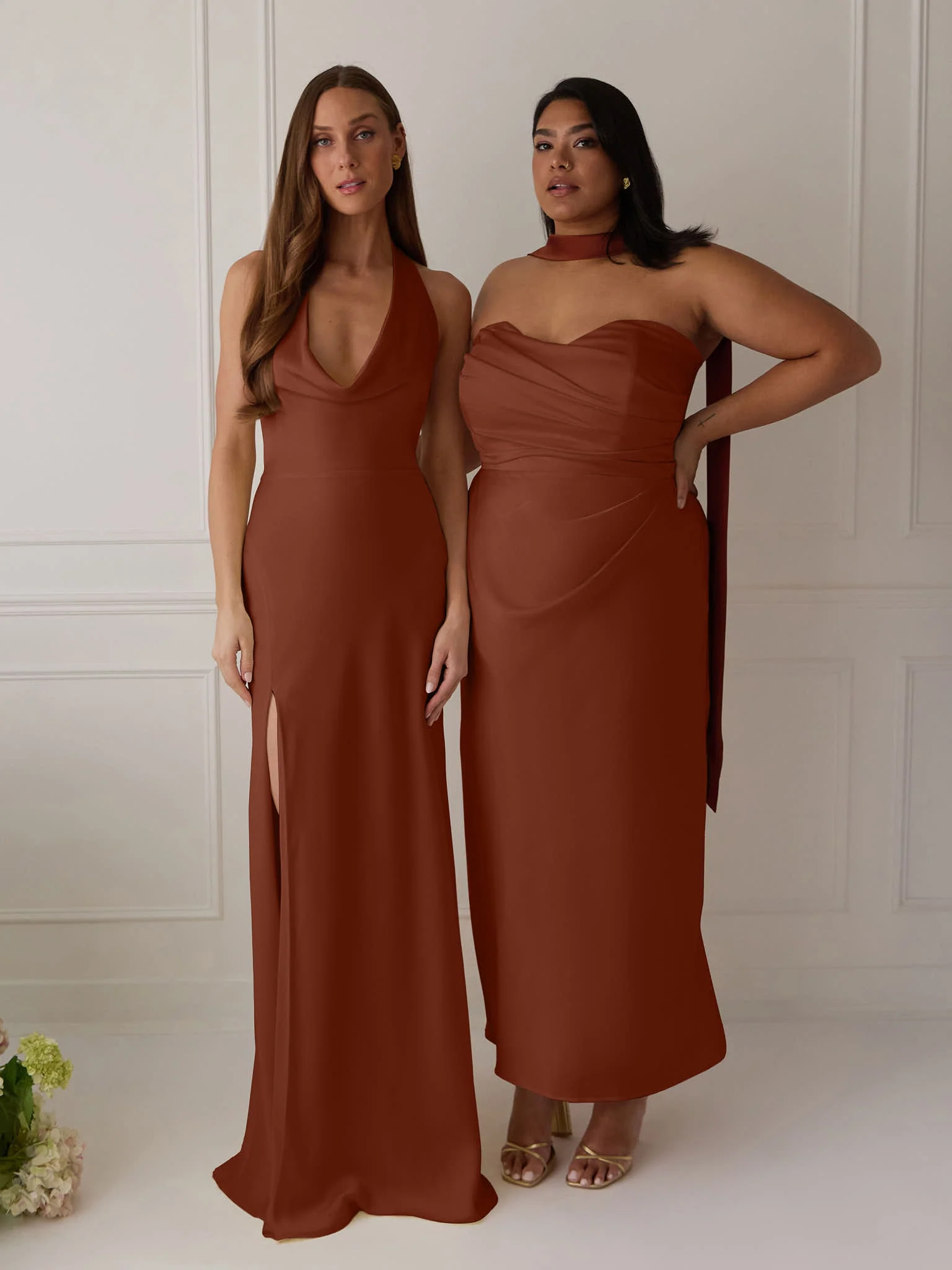 Rust Satin Swatch - Image 2